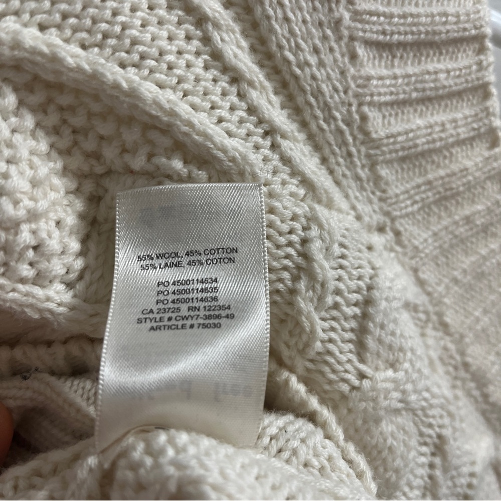 EUC Aritzia Wilfred Free Mystic Cable Sweater - Picture 7 of 8